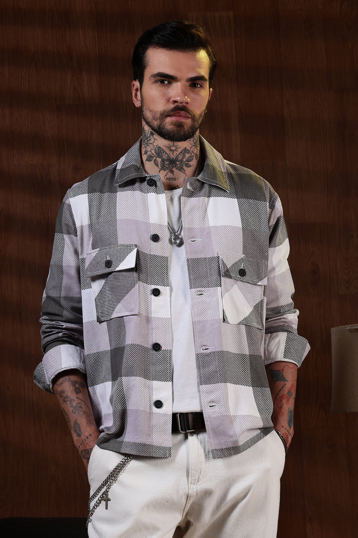 Jute: Pink & White  Jacket