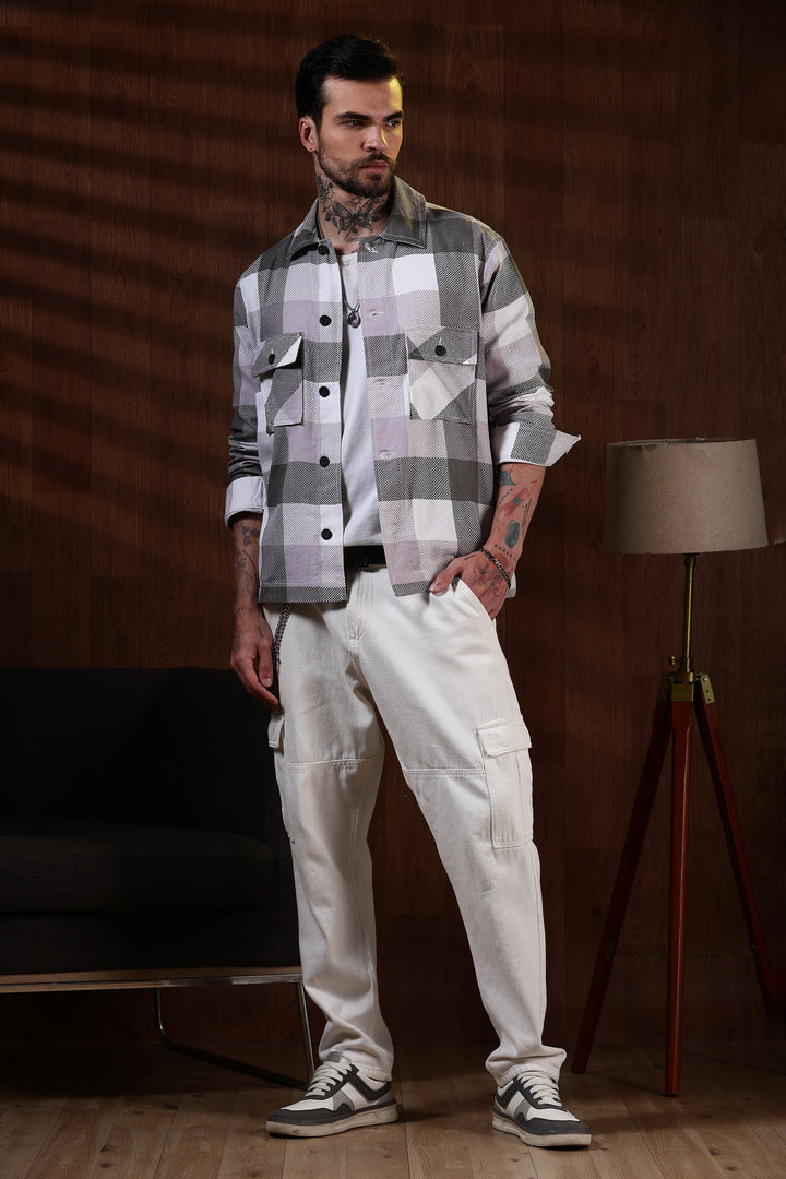 Jute: Pink & White  Jacket