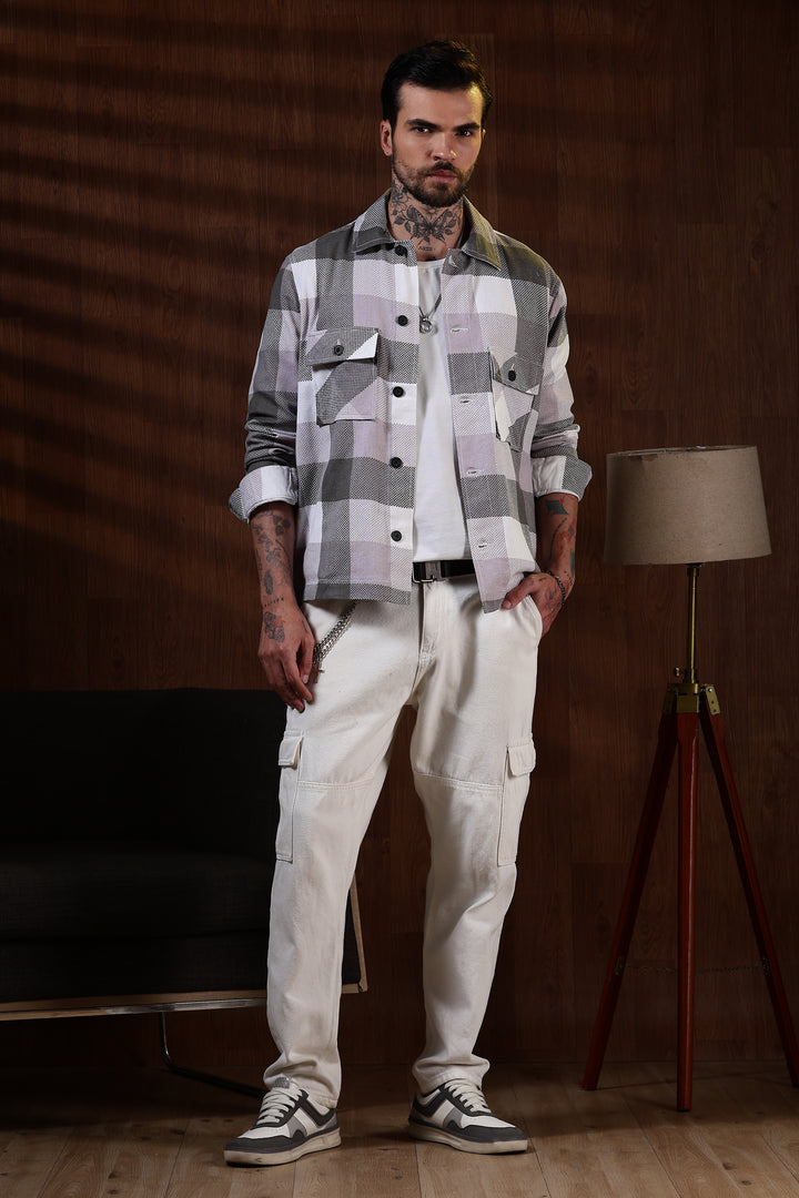 Jute: Pink & White  Jacket