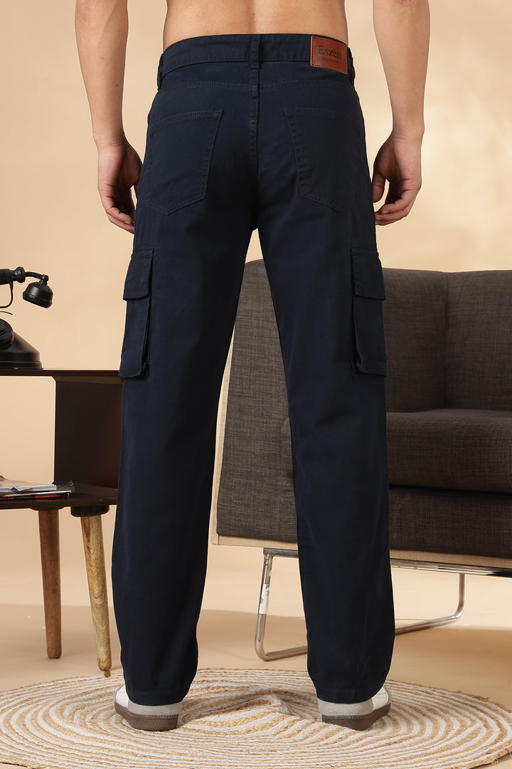 Essentials : Navy Cargo Pants