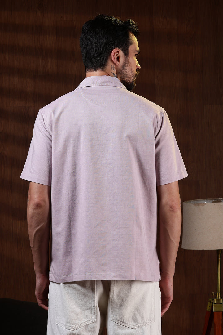 Sparkler Embroidery cuban Shirt