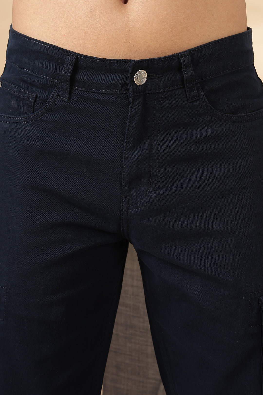 Essentials : Navy Cargo Pants
