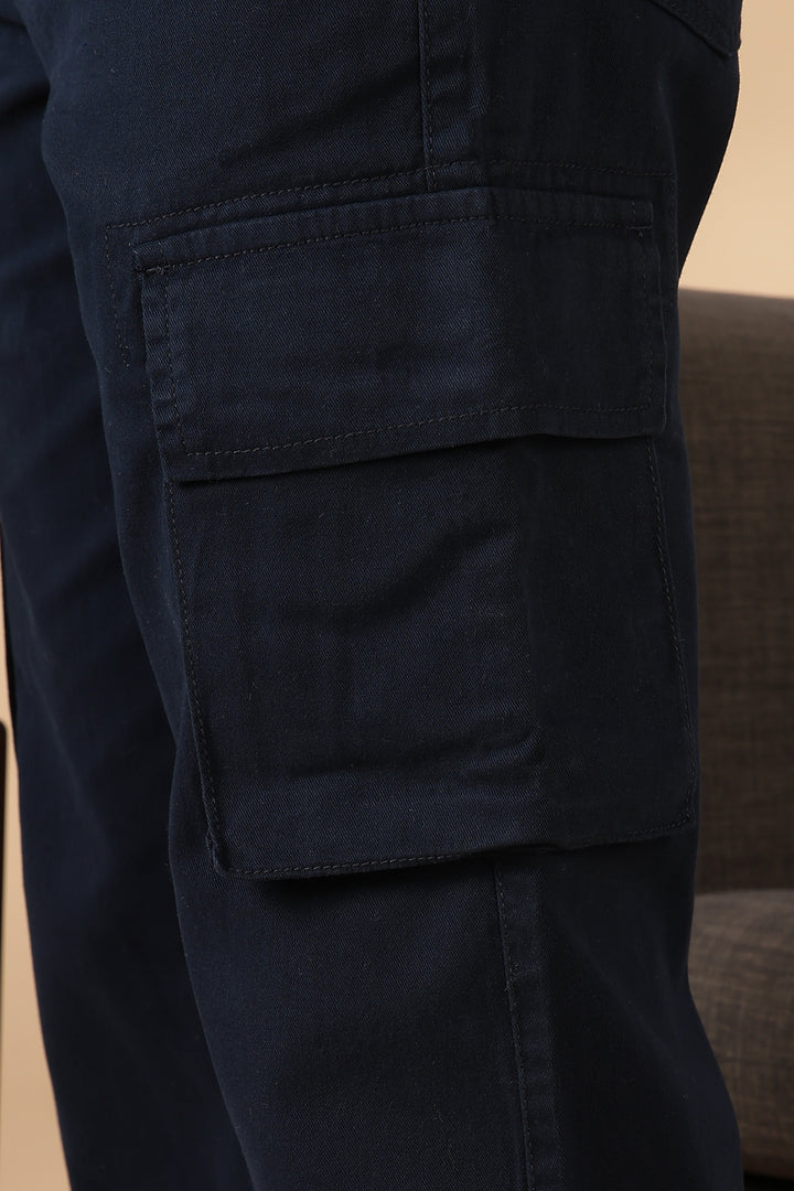 Essentials : Navy Cargo Pants