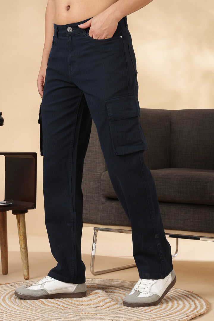 Essentials : Navy Cargo Pants