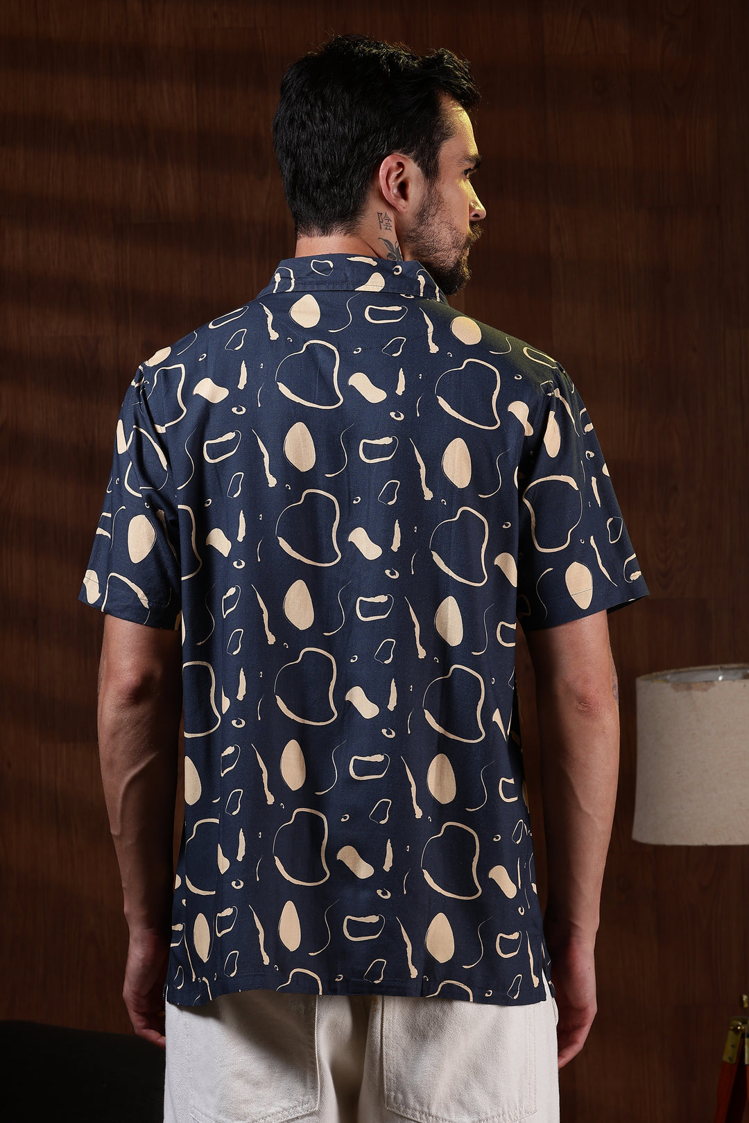 Navy Theoretical Cuban Shirt