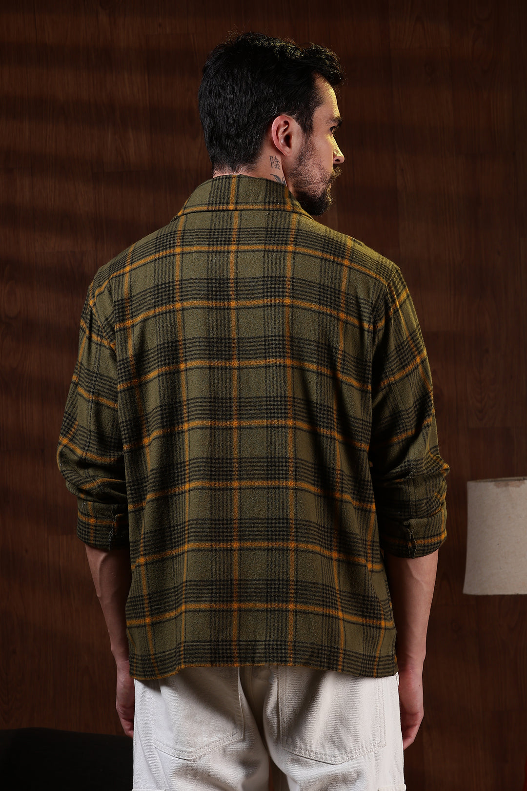Flannel Olive Jacket