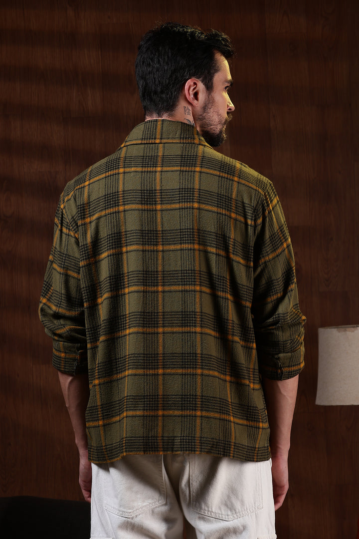 Flannel Olive Jacket