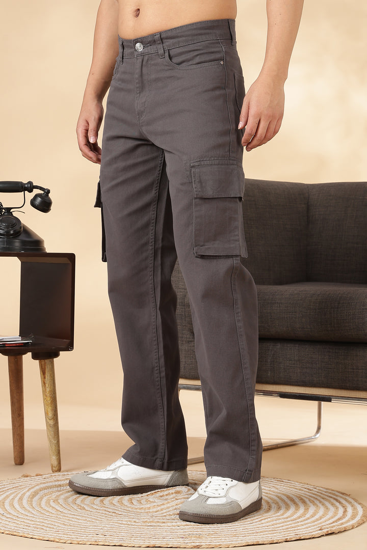 Essentials : Grey Cargo Pants