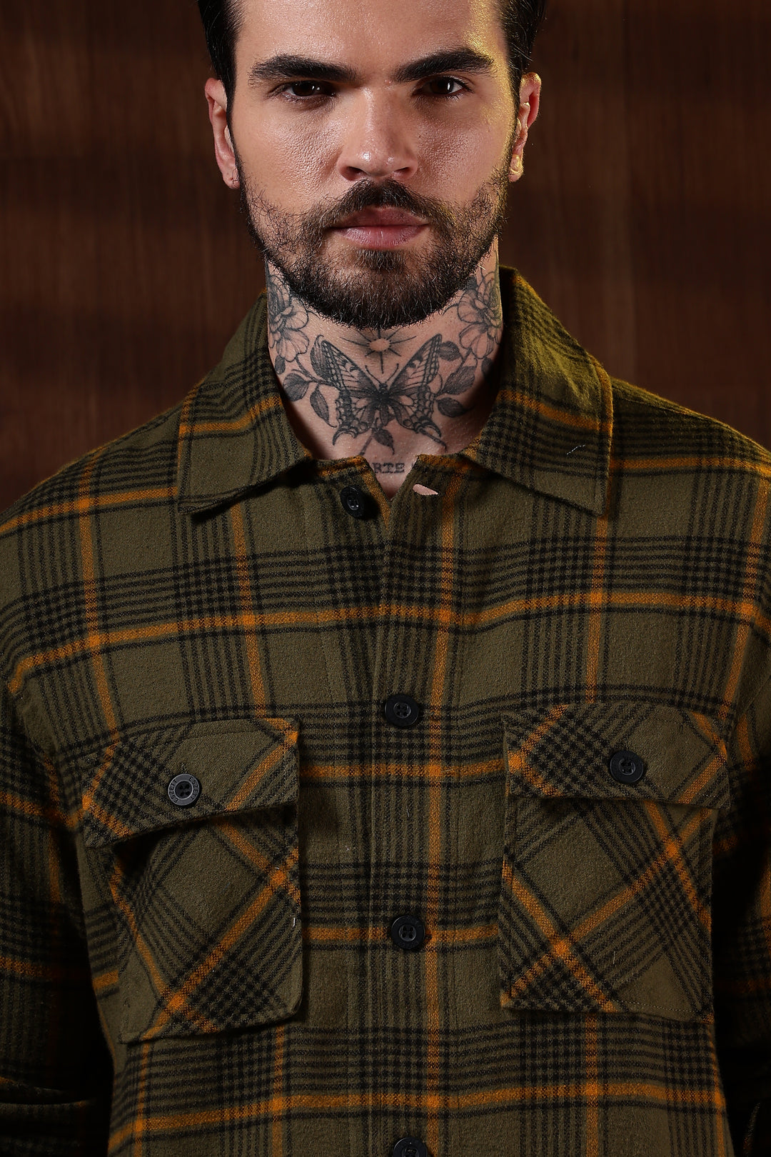 Flannel Olive Jacket