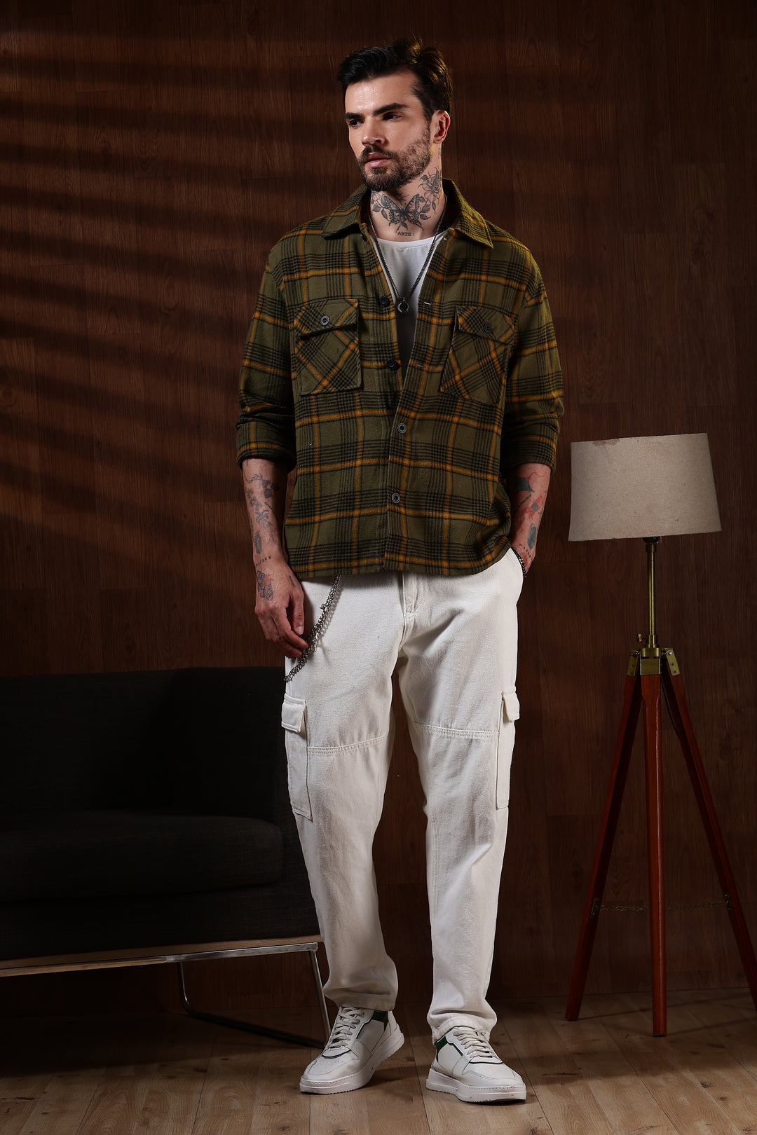 Flannel Olive Jacket