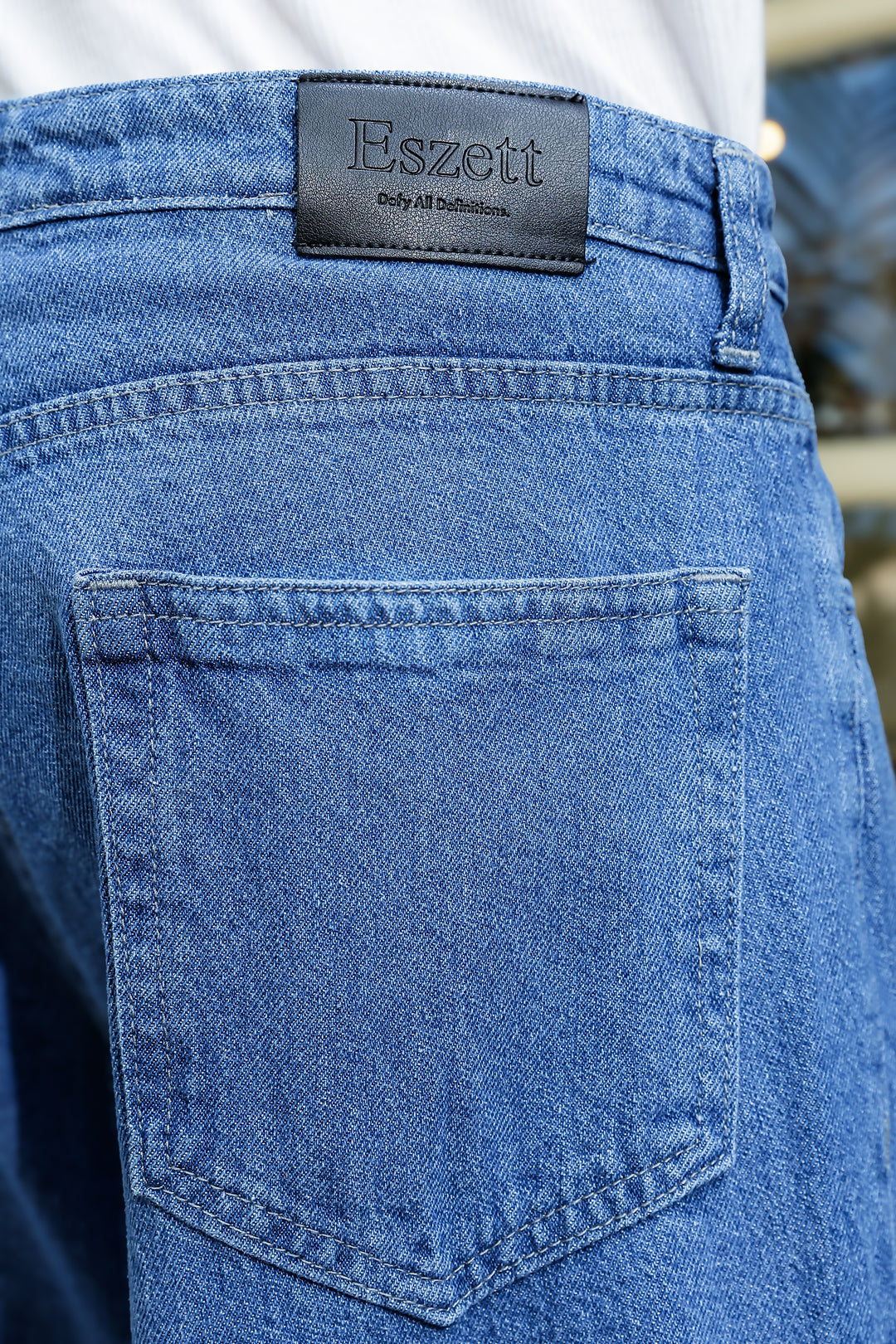 Twin- Flap Blue Cargo Pants