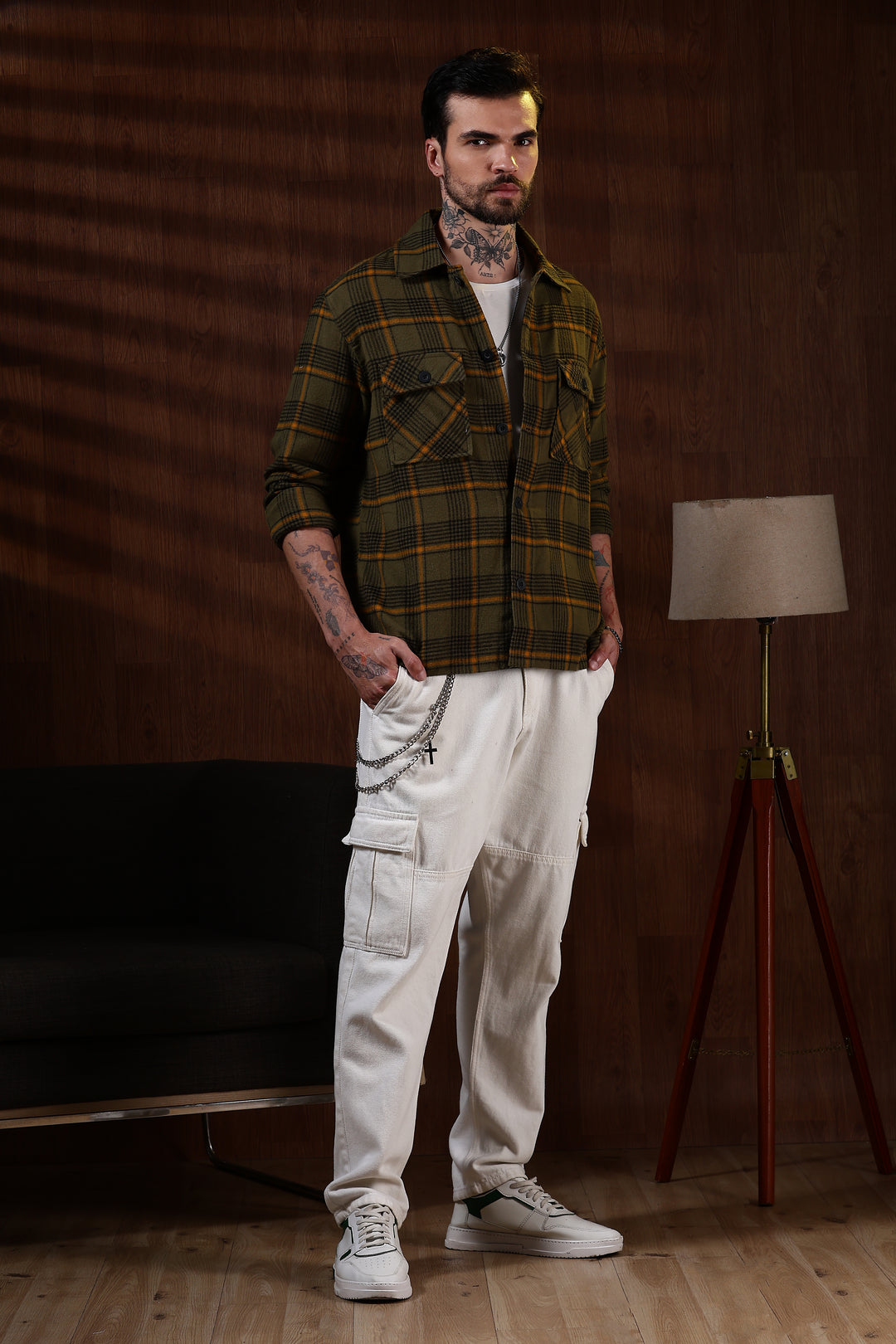 Flannel Olive Jacket