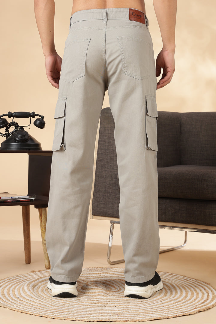 Essentials : Cream Cargo Pants