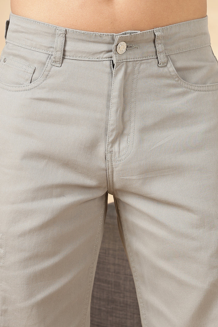 Essentials : Cream Cargo Pants