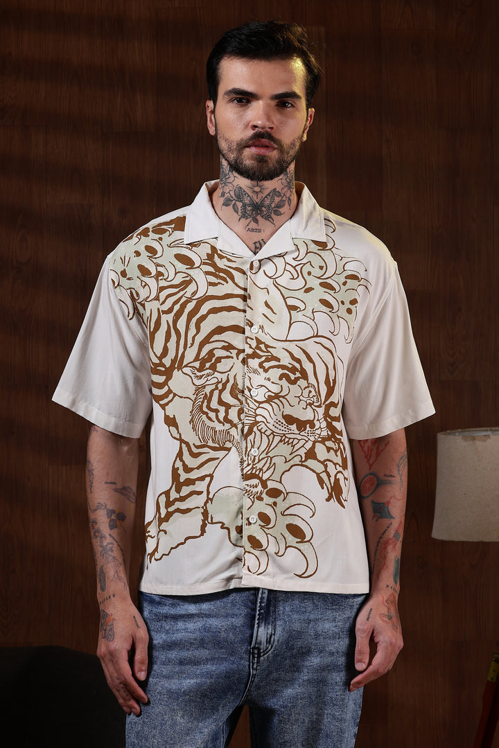 Fierce: Boxy Fit Oversized Cuban Shirt
