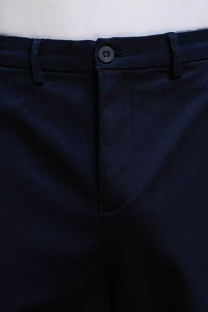 Korean Pants : Navy Trousers