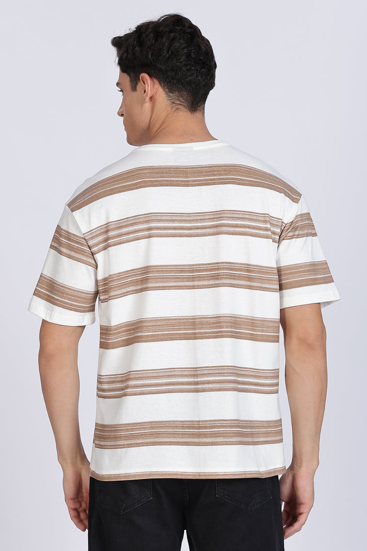 Brushed Brown Oversized Tshirt