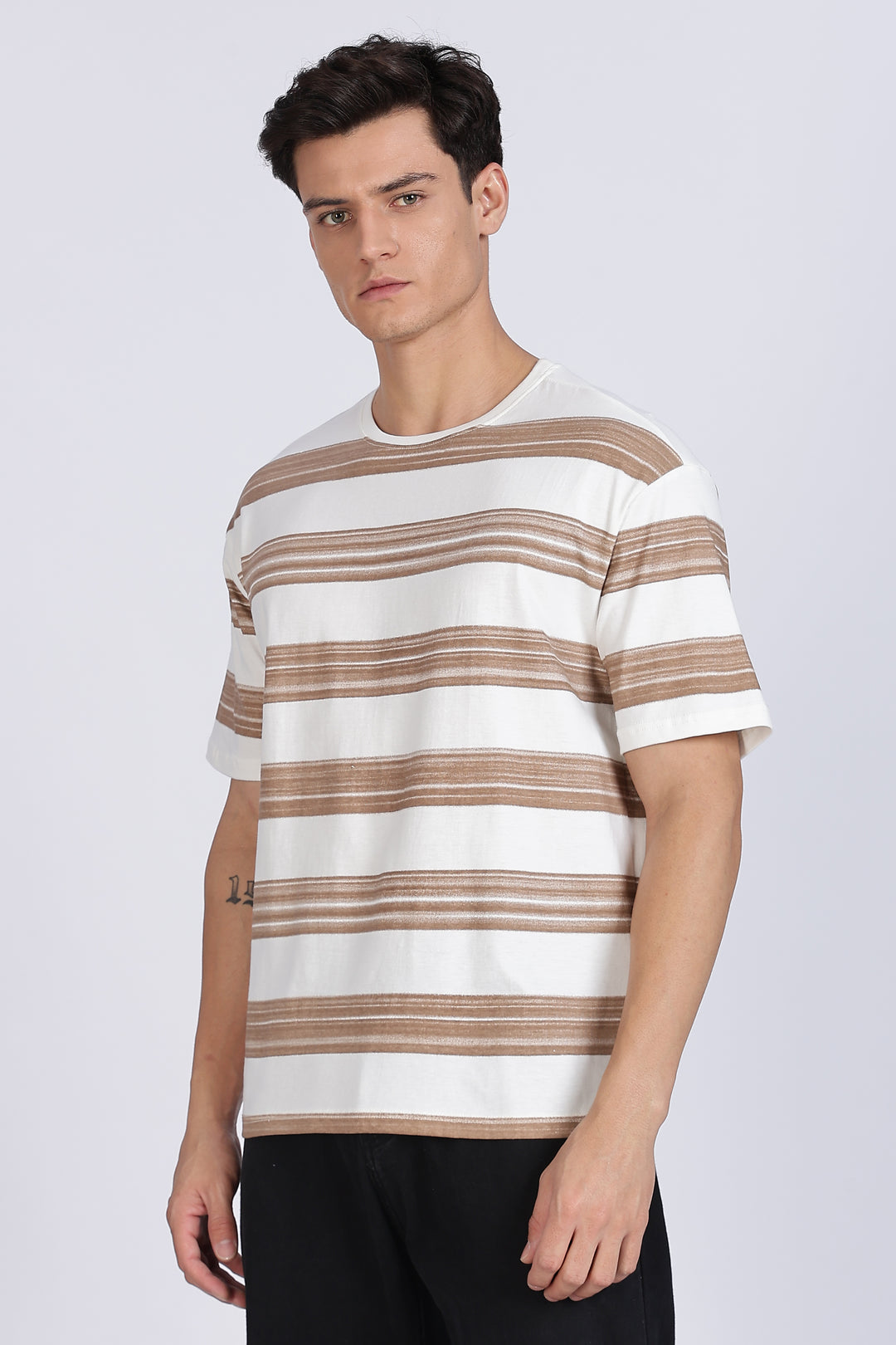 Brushed Brown Oversized Tshirt