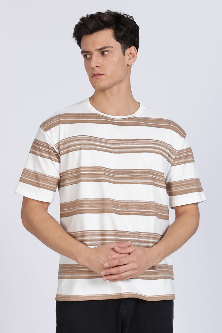 Brushed Brown Oversized Tshirt