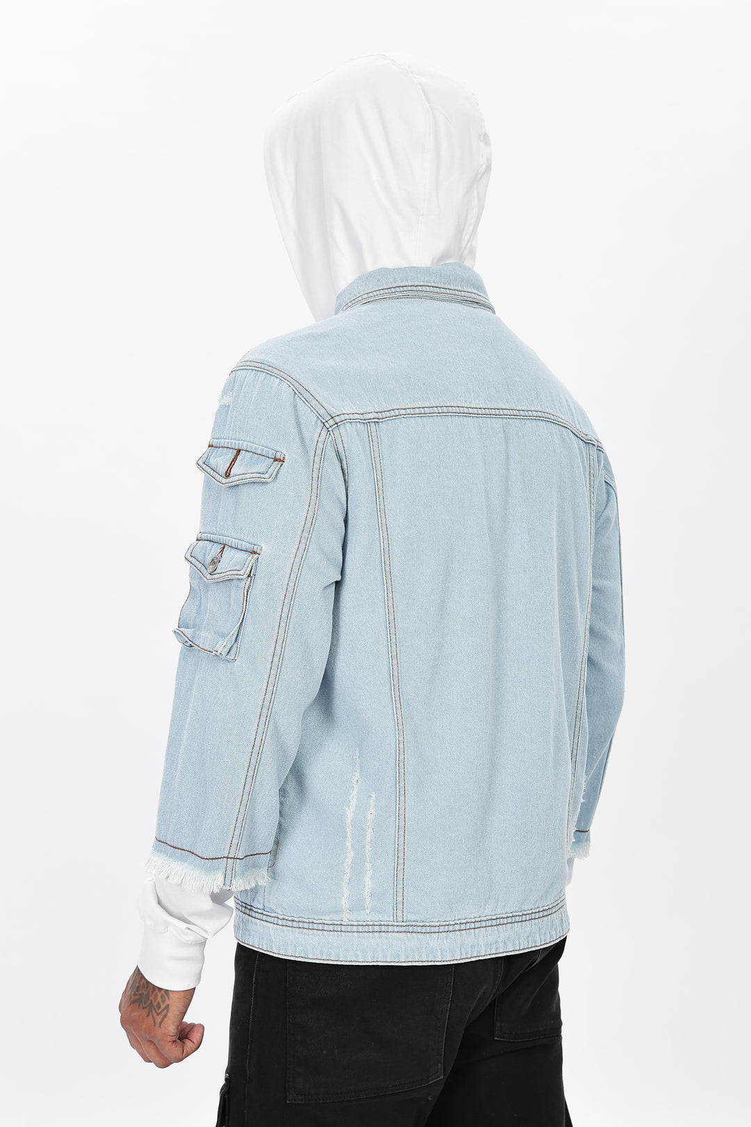 Hooded Denim Jacket