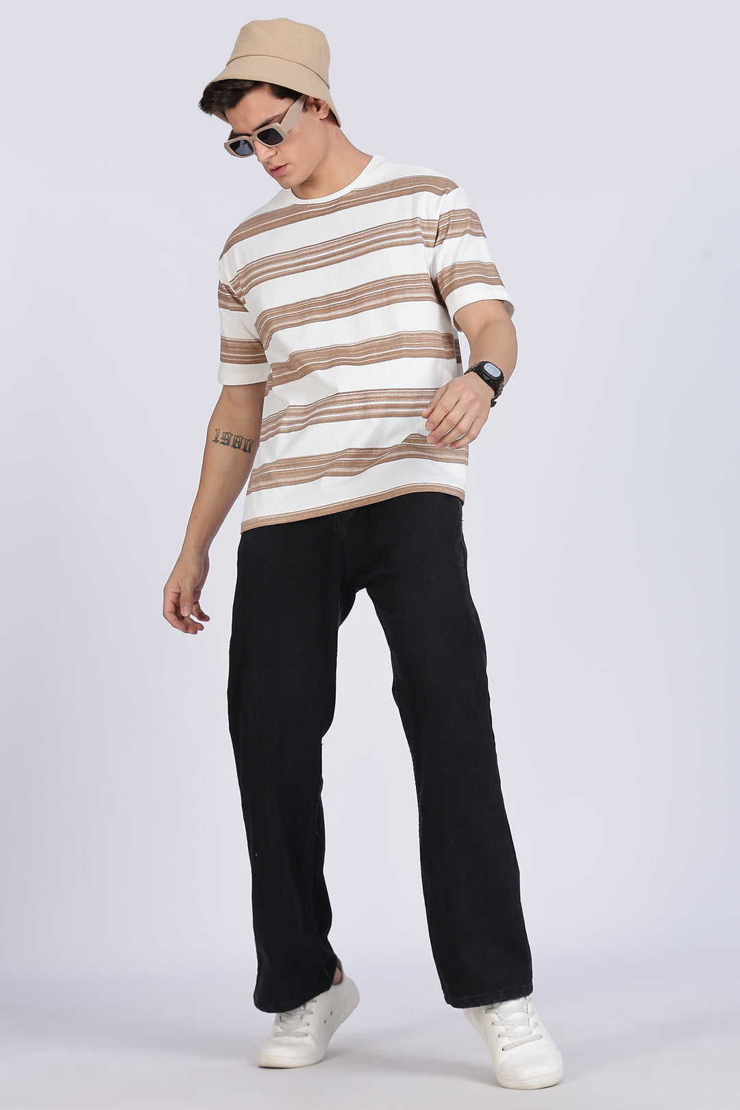 Brushed Brown Oversized Tshirt