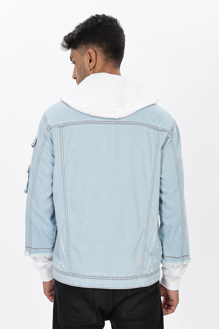 Hooded Denim Jacket