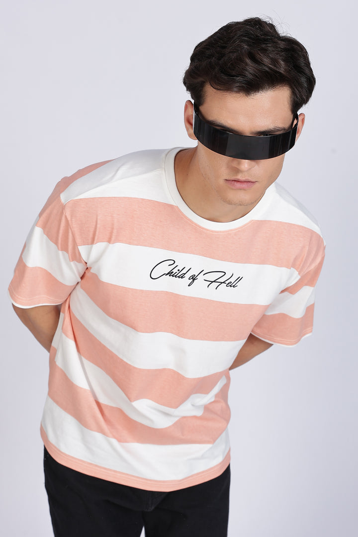 Child of Hell: Oversized Stripes Tshirt