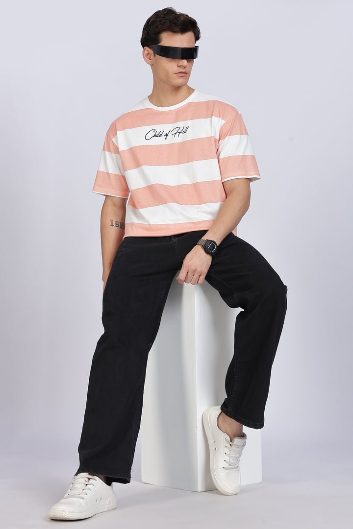 Child of Hell: Oversized Stripes Tshirt