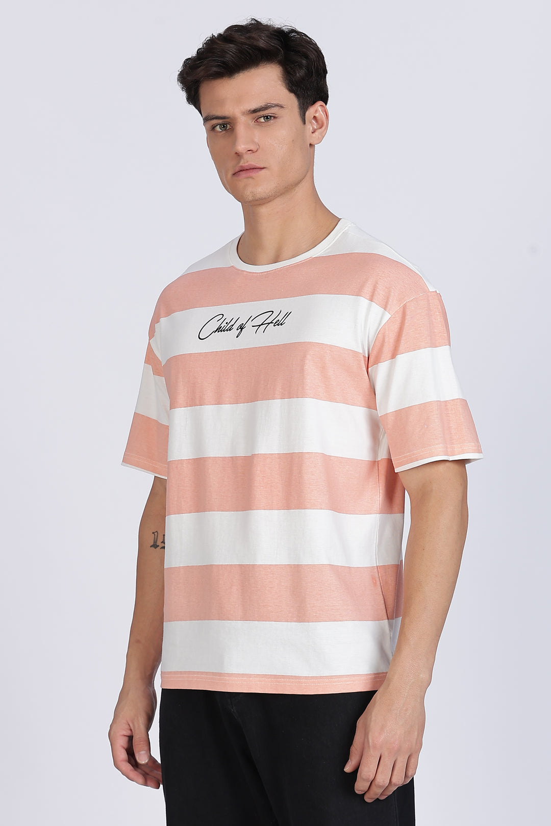 Child of Hell: Oversized Stripes Tshirt