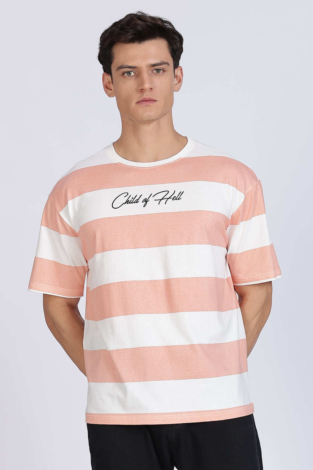 Child of Hell: Oversized Stripes Tshirt