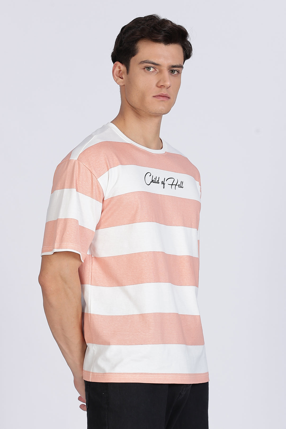 Child of Hell: Oversized Stripes Tshirt