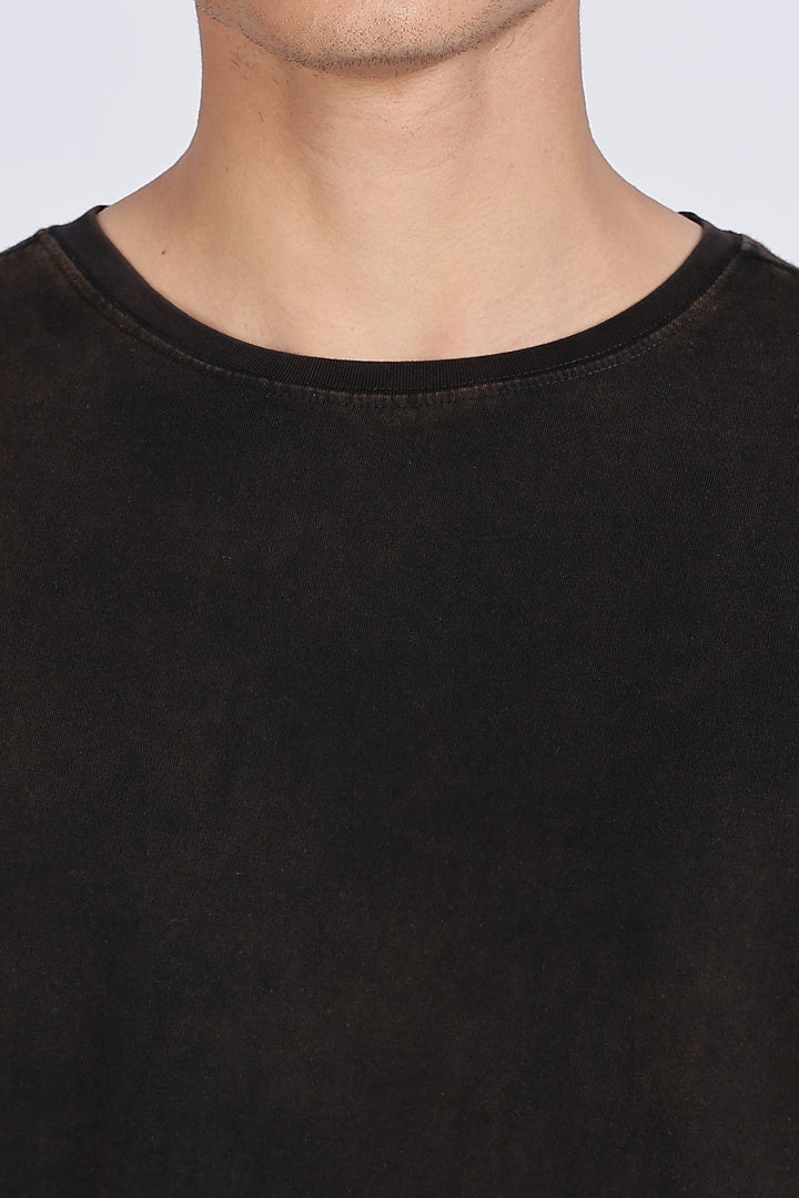 Strong and Gorgeous: Washed Black Oversized T-shirt