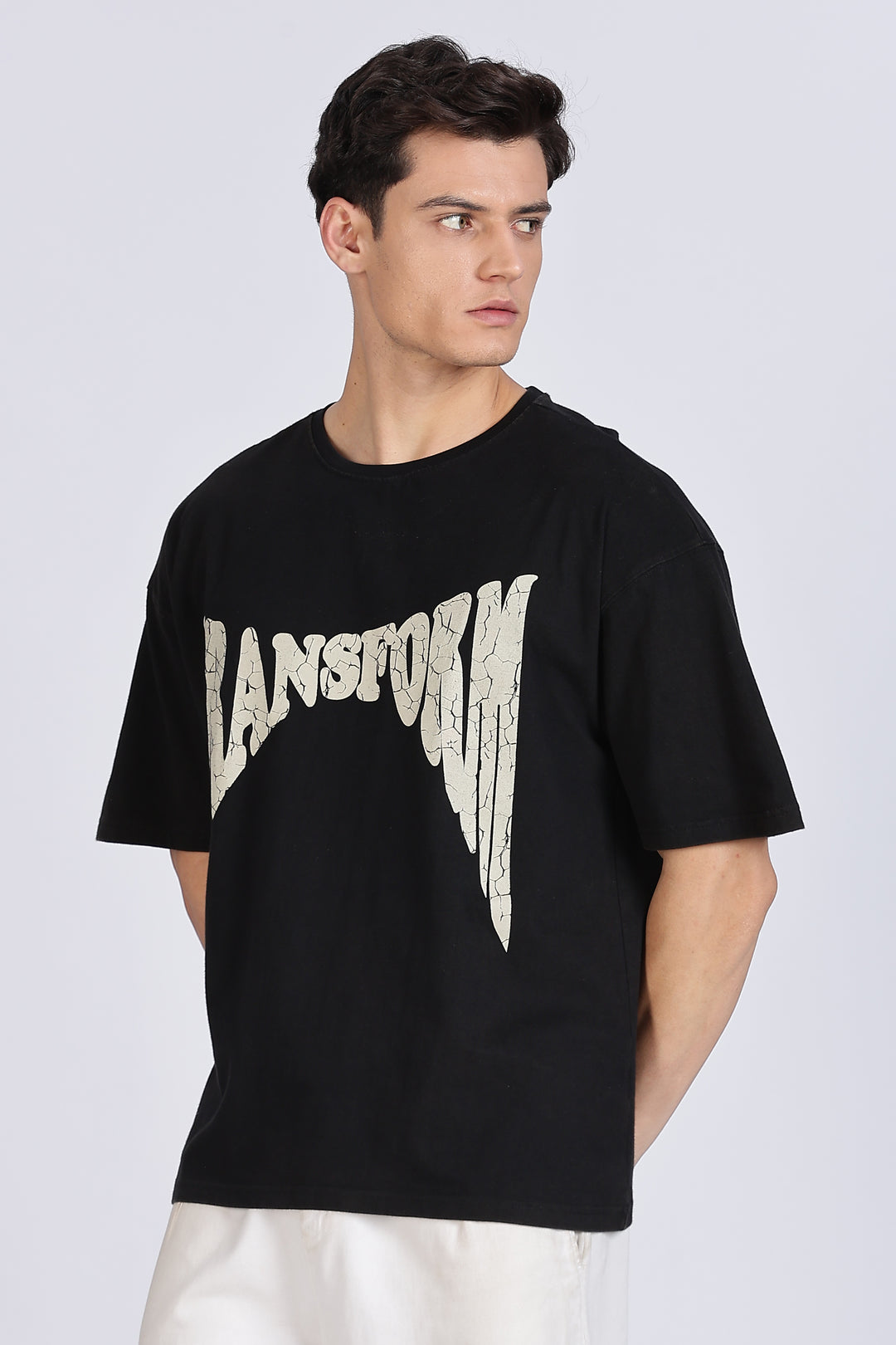 Transform: Black Washed Oversized T-shirt