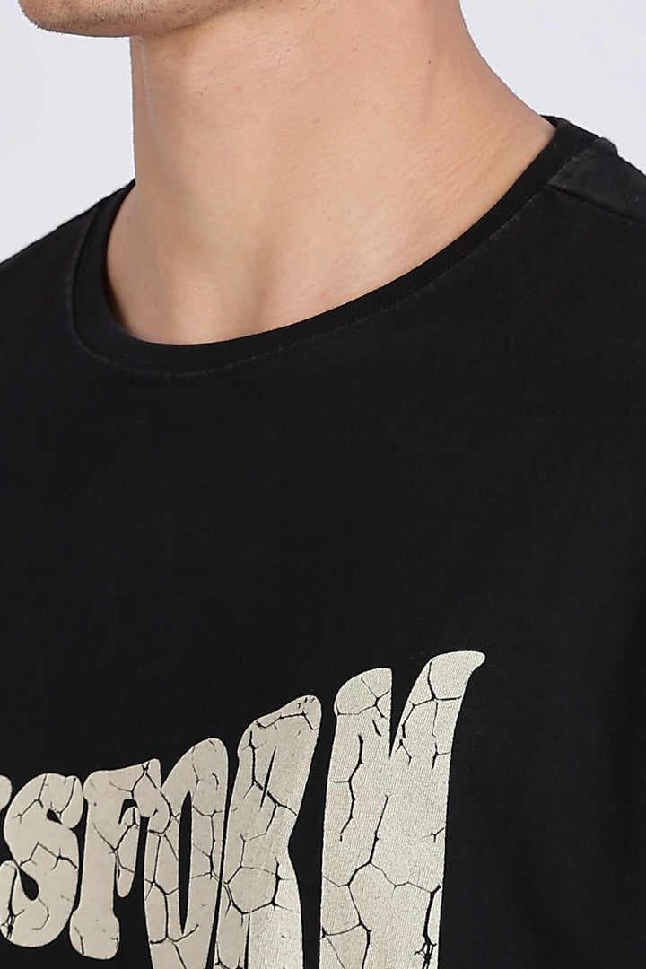 Transform: Black Washed Oversized T-shirt