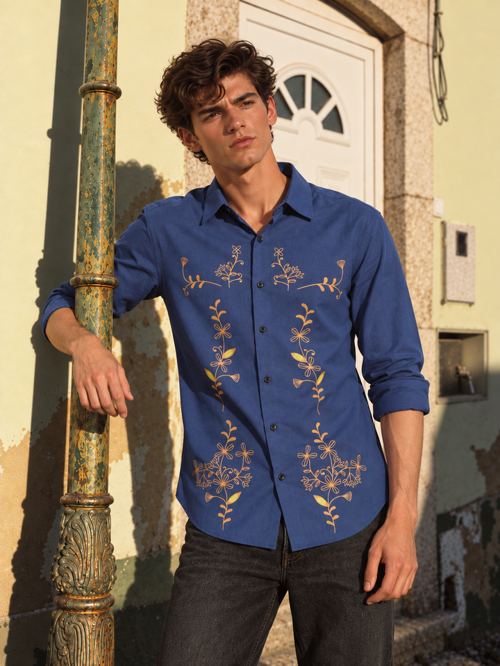 Isolated Navy Shirt
