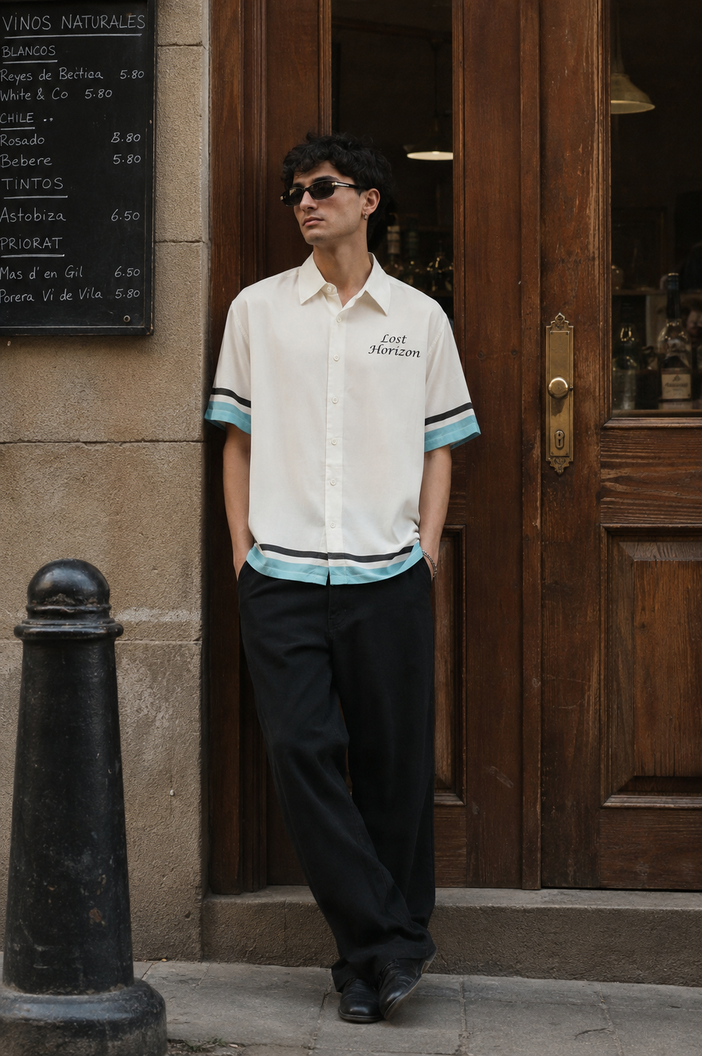 Lost Horizon: White Oversized Shirt
