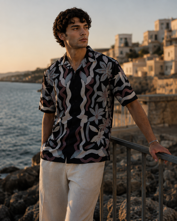 Wave Cuban Shirt
