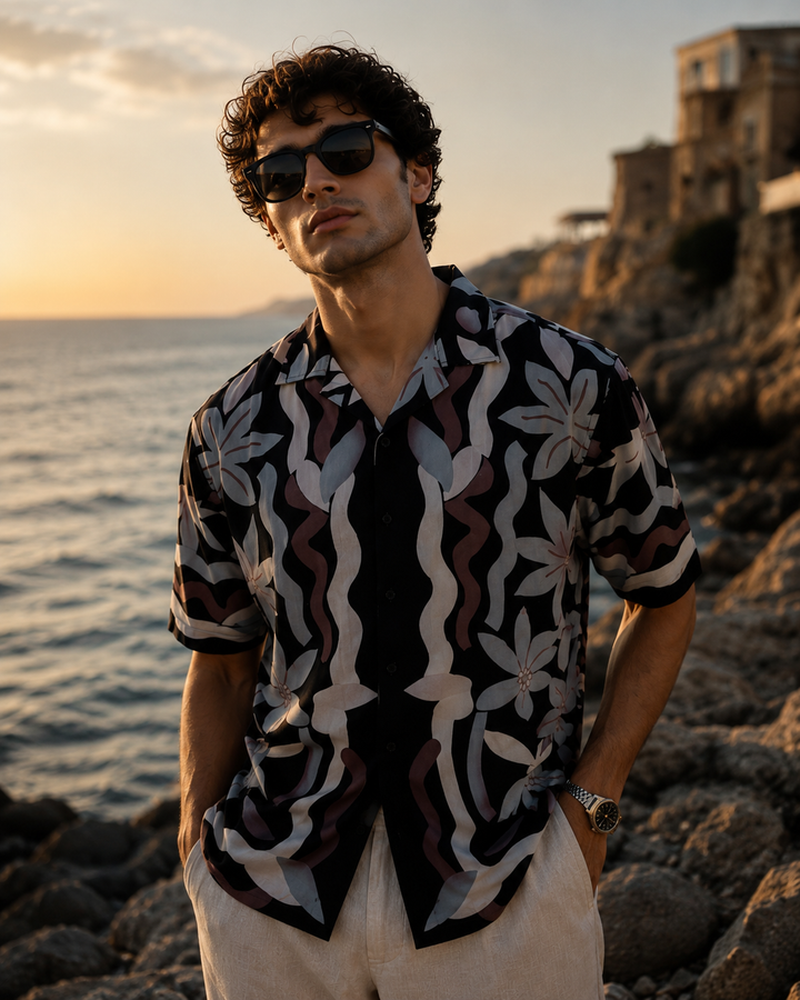 Wave Cuban Shirt