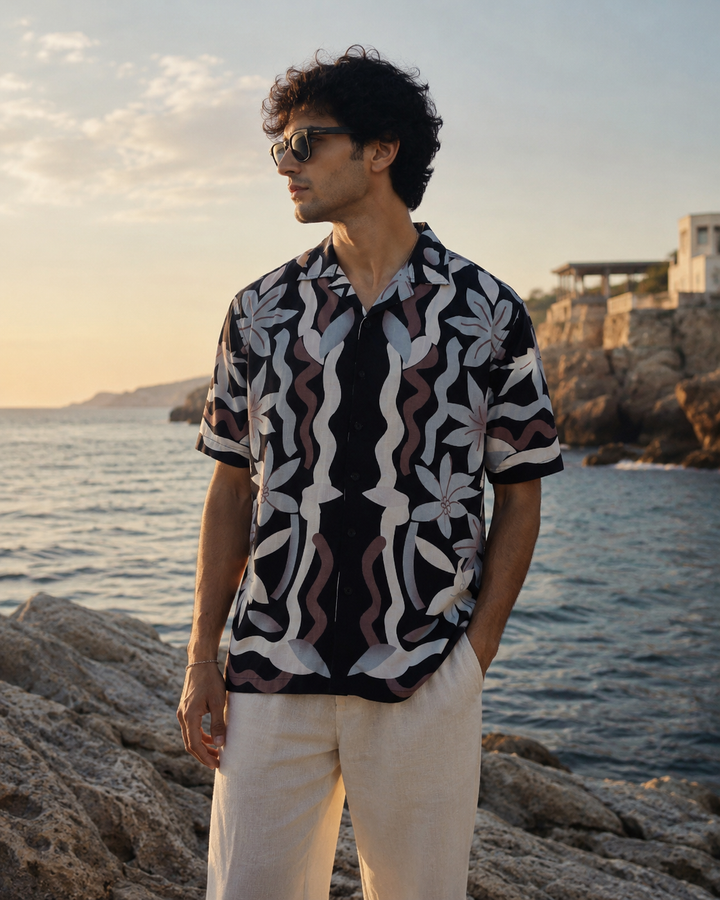 Wave Cuban Shirt