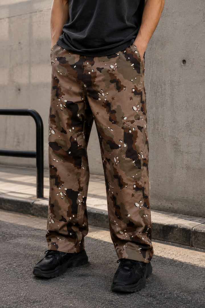 Sandy: Printed Cargo Pants