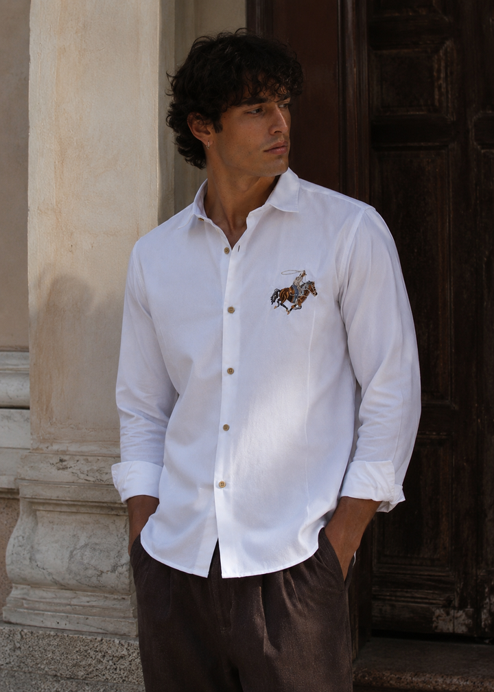 Cowboy Embroidery Shirt
