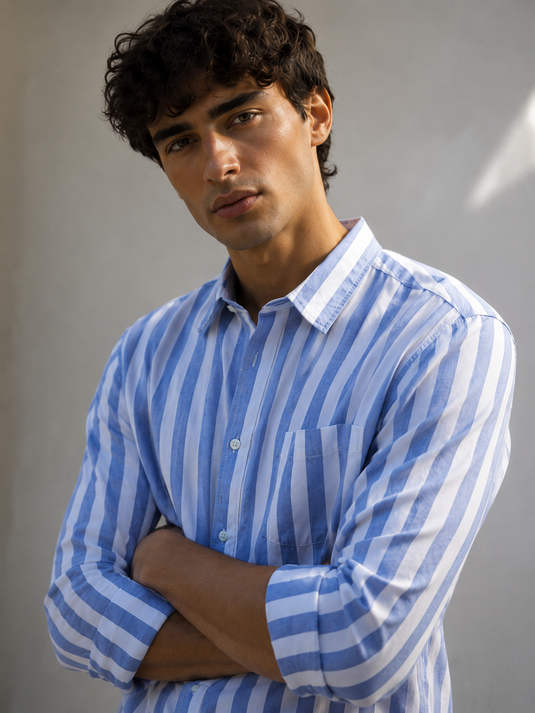 Oxford: Blue Stripes Shirt