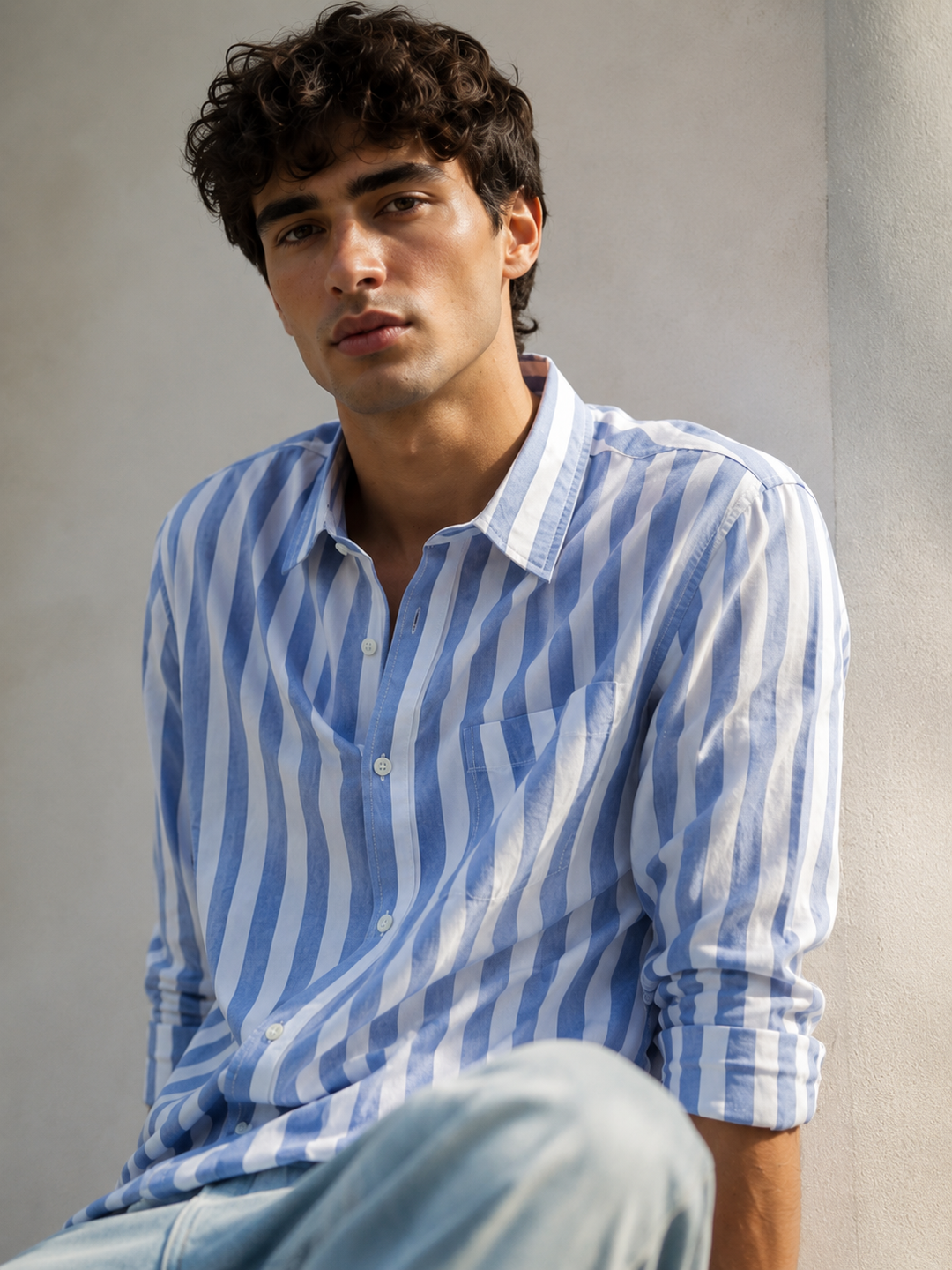Oxford: Blue Stripes Shirt