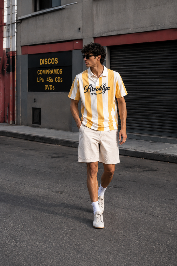 Brooklyn: Oversized Polo Shirt