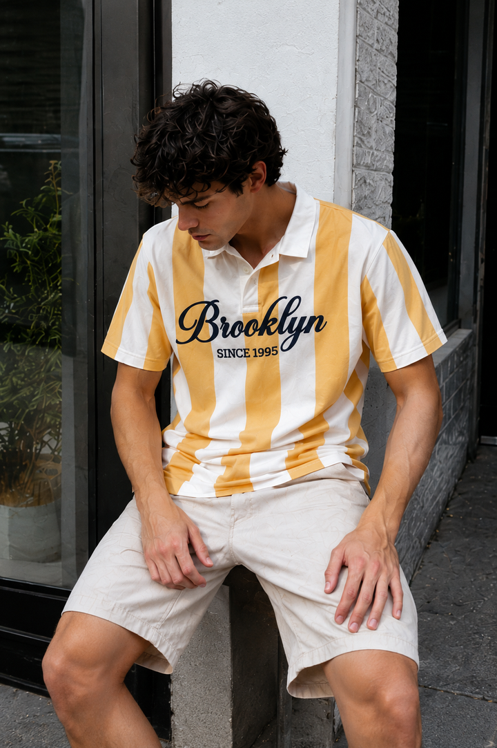 Brooklyn: Oversized Polo Shirt