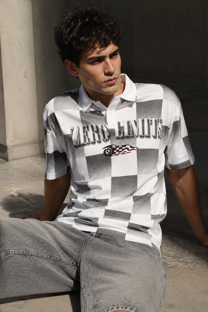 Zero Limits: Oversized Polo Shirt