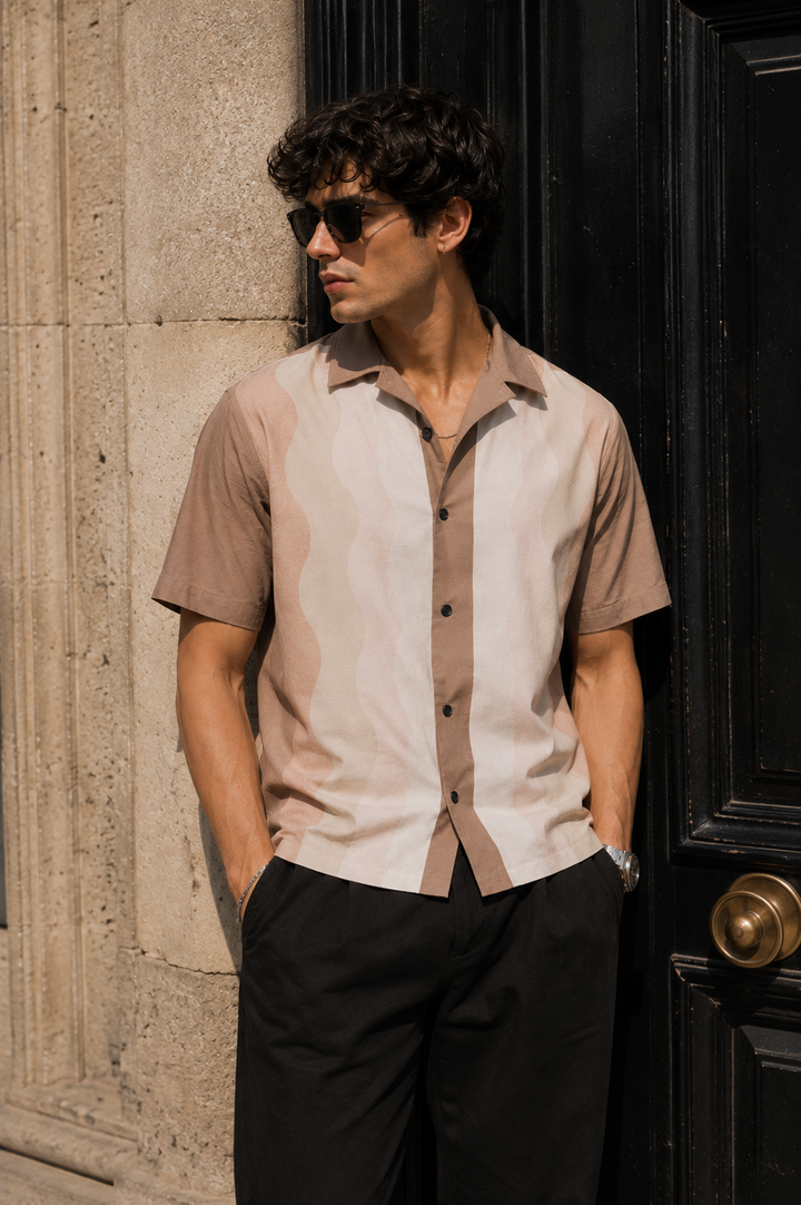 Ochre Cuban Shirt