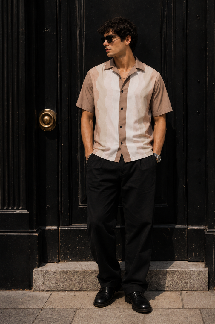Ochre Cuban Shirt