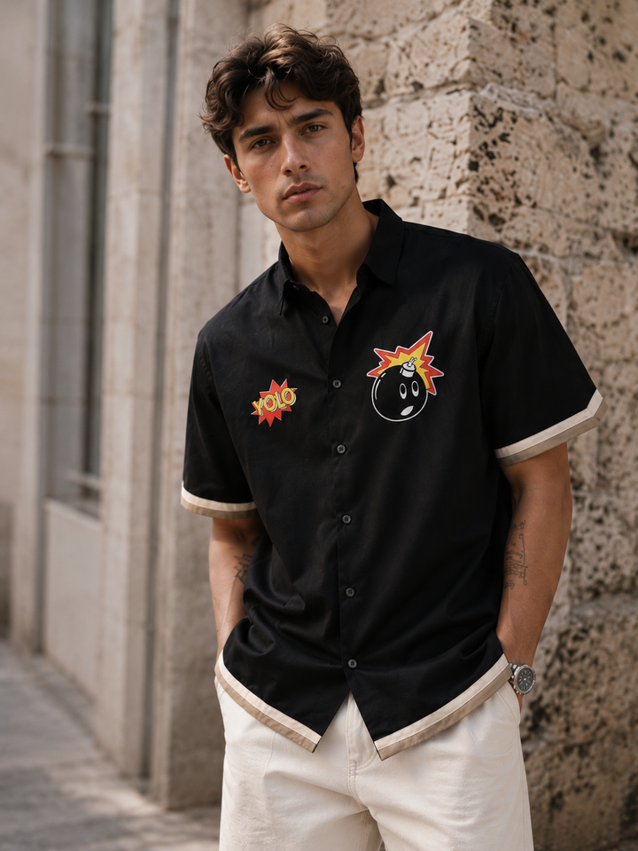 Black Boom: Oversized Cut Shirt
