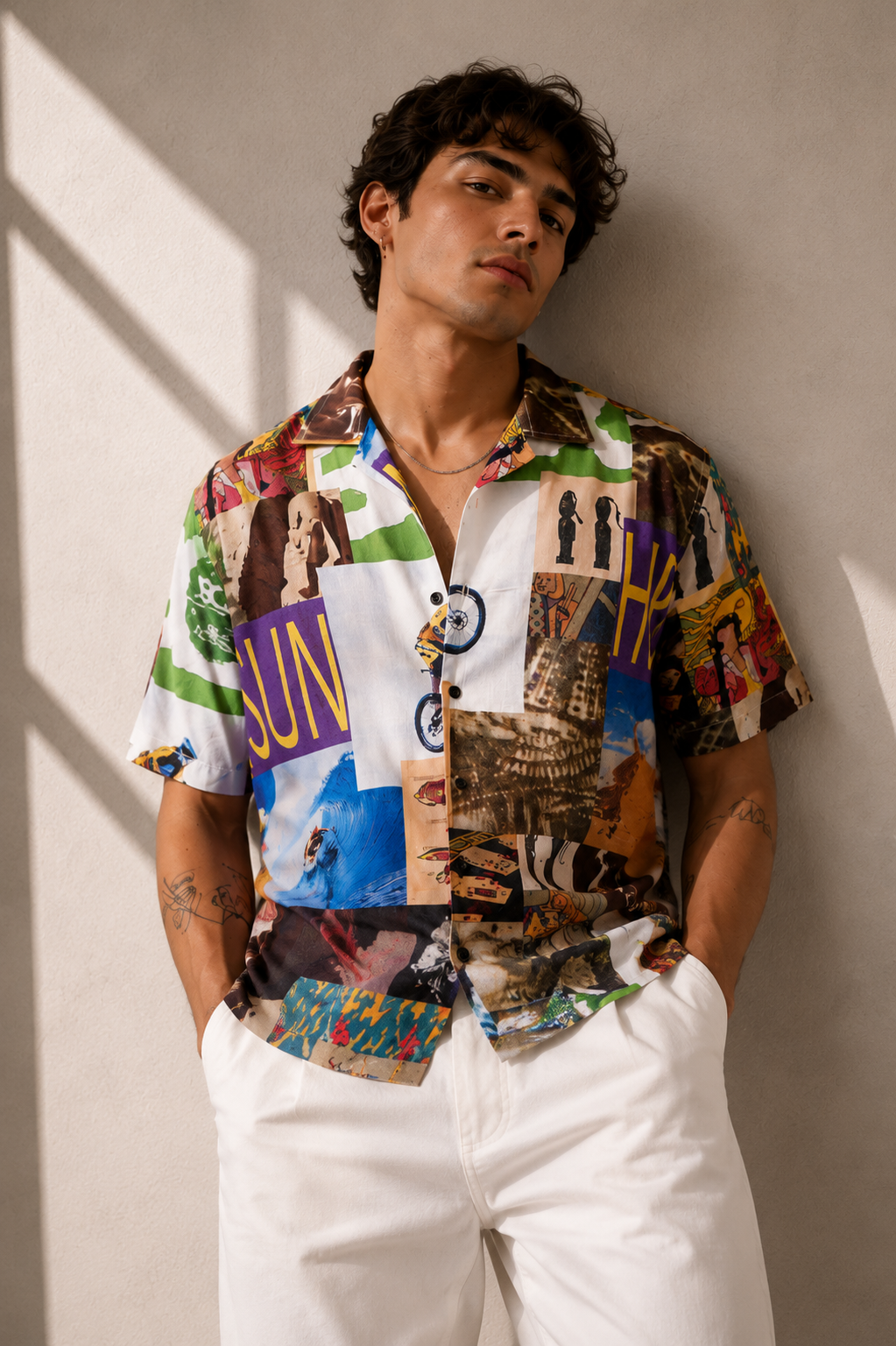 Pictorial Cuban Shirt